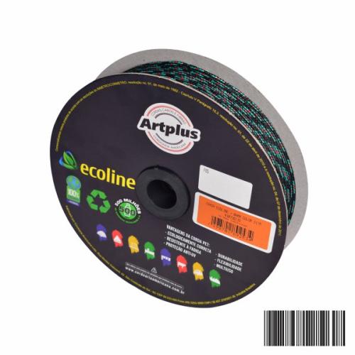 CORDA ECOLINE COLORIDA CARRETEL 04MM 217M - 410736315 - ARTPLUS